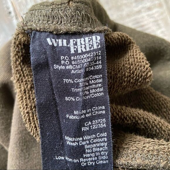 Aritzia-wilfred Free Olive Green  Joggers (Size:Small) - Picture 7 of 8
